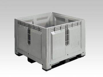 Pallet box 900 l. 1200x1200x780 mm on 3 skids