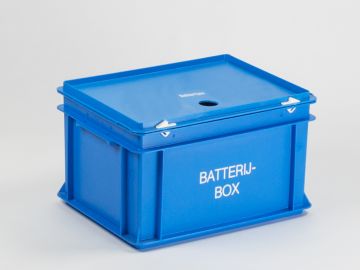 Batterijbox 20 liter, 400x300x235 mm