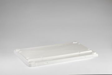 Cover for food grade pallet box 1200x800 mm white