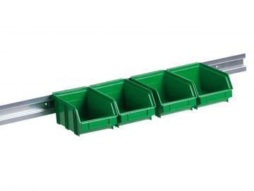 Rail for warehouse bins Storefix (type ENBL)