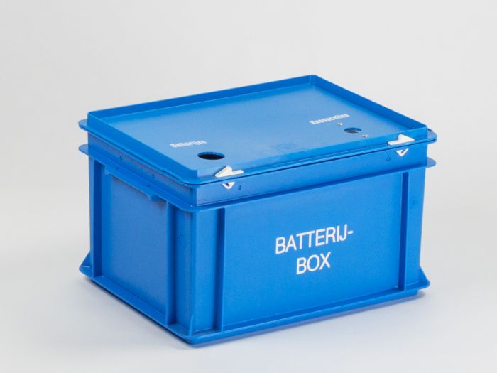 Batterijbox 20 liter, 400x300x235 mm