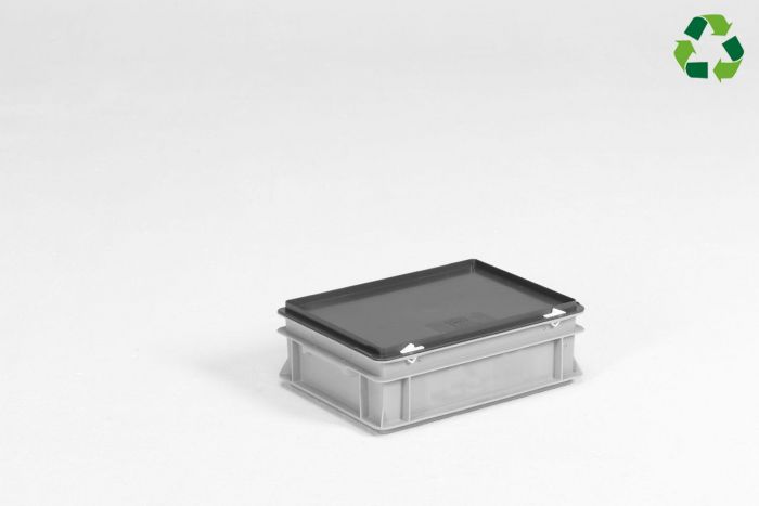 E-line Stacking container 400x300x135 mm, 10L with lid