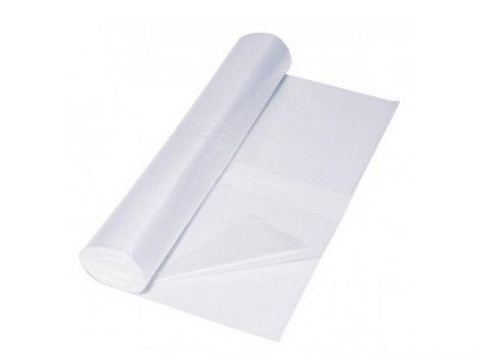 Plastic waste bag 120 L, translucent 150 pcs