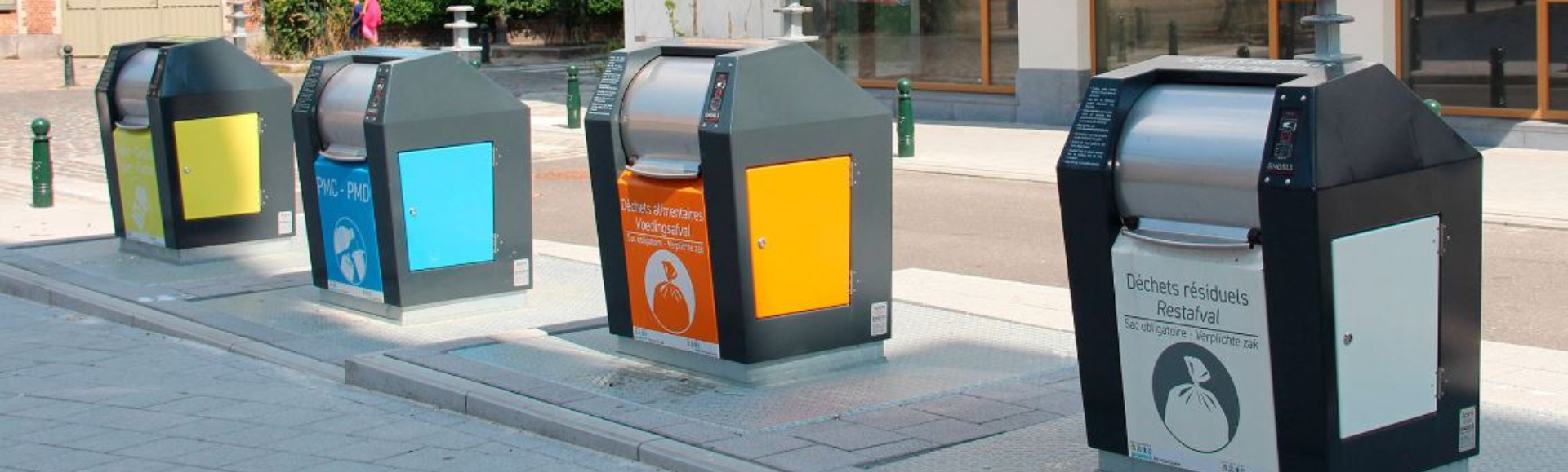 Underground waste containers GreenCity project Brussel