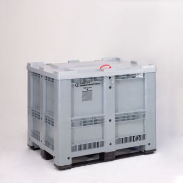 UN Pallet box 930 l. 1200x1000x1150 mm on 3 skids