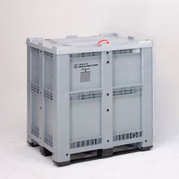 UN Pallet box 1120 l. 1200x1000x1315 mm on 3 skids