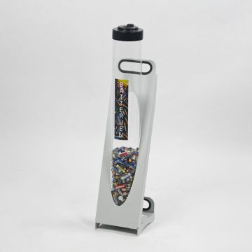 Battery Recycling Bin 9 L ø120x800 mm incl. diamond lock