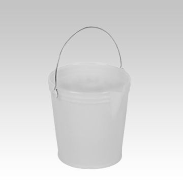 Bucket with spout 12 l. ø280x275 mm white