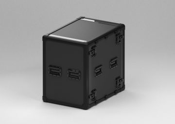 19" Exo Rack Case 14U, 574 x 804 x 750 mm, double door