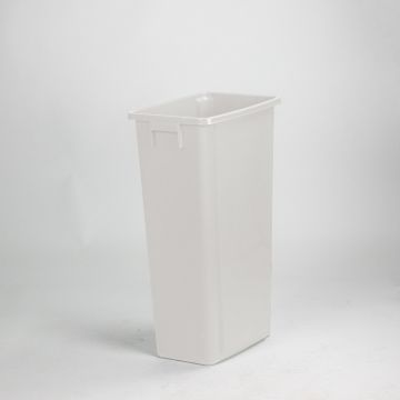 Waste bin 80 L 460x320x762 mm without lid white