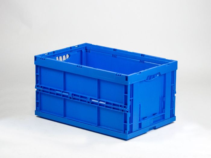 Foldable bin 66 l. 600x400x320 mm, blue