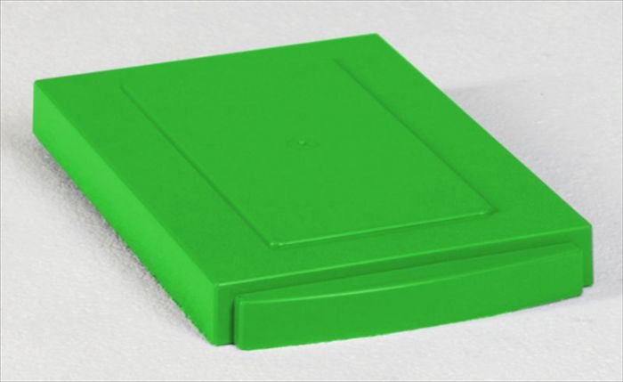 Lid for modular wastebin 300x200 mm green