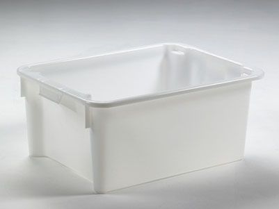 Stack And Nestable Bin 110 l. 800x600x330 mm white