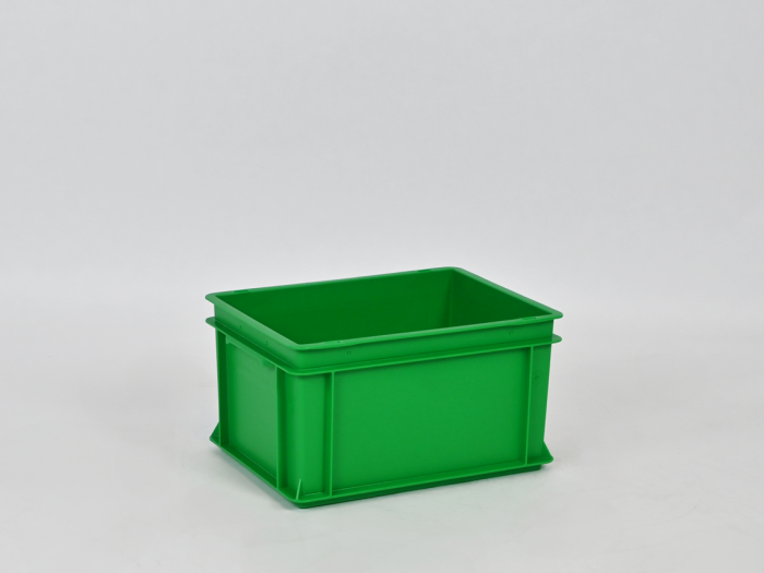 Normbox stackable bin 400x300x220 mm, 20L green Virgin PP