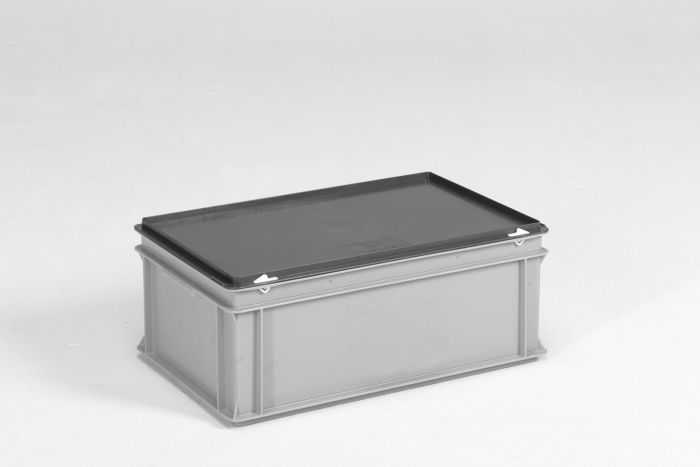 E-line Stacking container 600x400x235 mm, 40L with lid