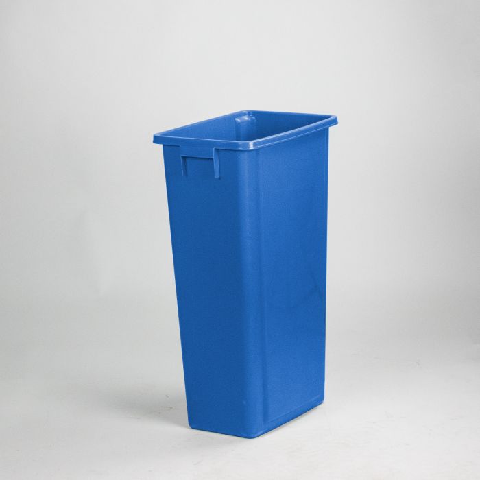 Waste bin 80 L 460x320x762 mm without lid blue