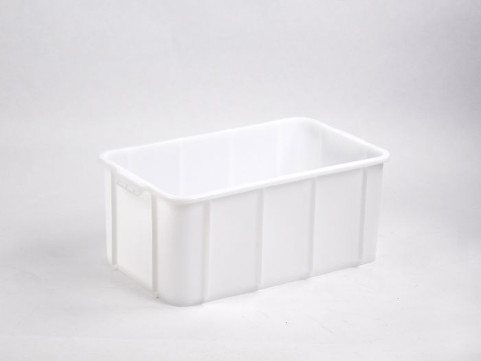 Stackable hygiene bin 625x370x260 mm 46L white